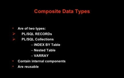 data types pl sql