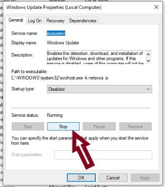 how to stop auto-update in windows 10