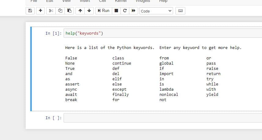python syntax
