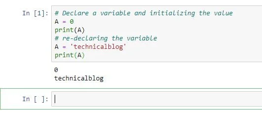 variables in python