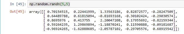 numpy array