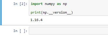 numpy array